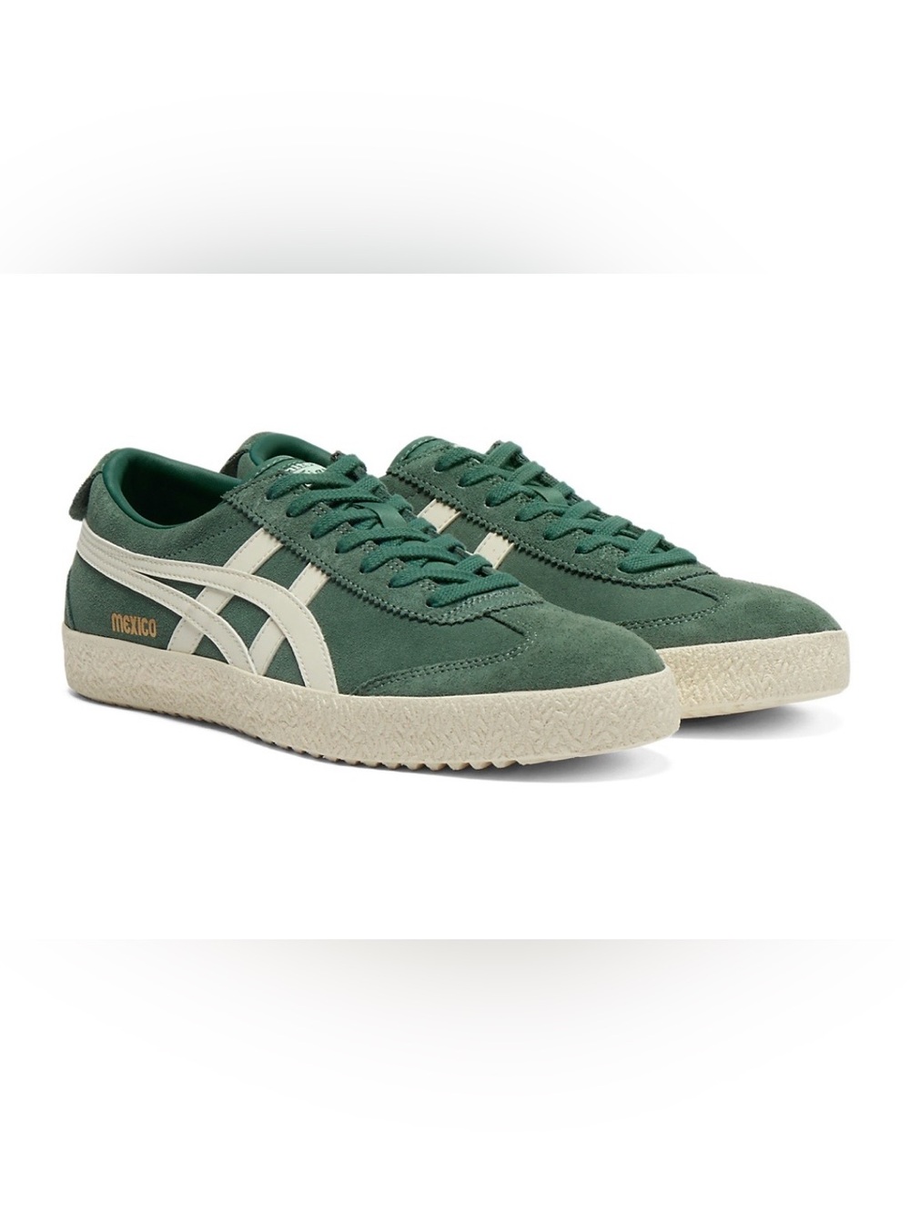 Onitsuka Tiger Women’s MEXICO 66 DELEGATION, Pine Green/Cream